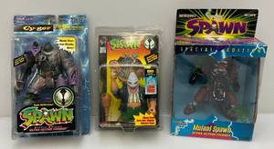 Misc. Todd Mcfarlanes SPAWN Action Figures (NIB) Packaging Beat Up A Little