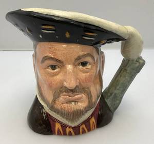 1975 Royal Doulton Henry VIII 6 58 Tall Toby Jug