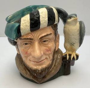 1960 Royal Doulton The Falconer  7 12 Tall Toby Jug