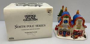 Dept 56 The Heritage Collection (North Pole Series) Christmas Bread Bakers (In Original Boxes)