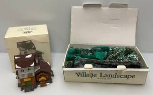 Dept 56 The Heritage Collection (Alpine Village Series)  Storder Grist Mill & Misc. Trees