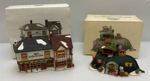 Dept 56 The Heritage Collection (Dickens Village Series Series) David Copperfield & The Old Curiosity Shop (Both In Original Boxes)