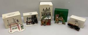 Dept 56 The Heritage Collection Items Including Amish Buggy, 1919 Bachman Wilcox Truck & More ( All In Original Boxes)
