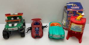 Misc. Vintage Toys Including Barbie Car