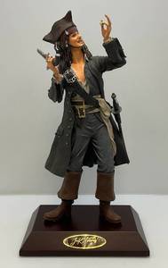 Disney Pirates Of The Caribbean Jack Sparrow Big Fig Sculpture 22 12 Tall (VERY COOL)