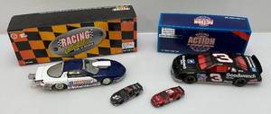 Vintage 124 Scale Die Cast Cars Including Dale Earnhardt Limited Edition & Warren Johnson Pro Stock (NIB)