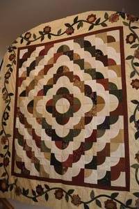 lot 79 image: Unfinished Quilt Top 70x80 Diamonds are Forever