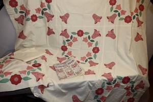 lot 61 image: Vintage Quilt Project The Country Bride Quilt By the Late Betsy SingWaiting for Your Final Touches