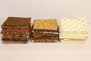 lot 73 image: Bulk Quality Fabric...Fat Squares in Assorted Colors and Patterns