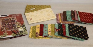 lot 24 image: Quilt Project KitBuggy Barn Folk Art Flowers Includes Perennially Crazy Pattern Book and Fabric Designed By Heather Mulder-Peterson