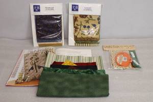 lot 31 image: Quilt Project KitCookie Cutter Quilts By The Flying Goose New London and Whimsical Crows Includes Pattern and Coordinating Fabric