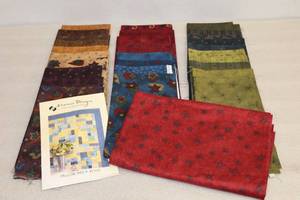 lot 41 image: Quilt Project Kit Yellow Brick Road By Atkinson Designs Elk River Minn. wCoordinating Fabric and Pattern Booklet ATK-126