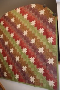 lot 84 image: Unfinished Quilt-Top 80x80 My Shining Star