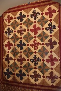 lot 81 image: Unfinished Quilt-Top 76x86 Majestic Pinwheels