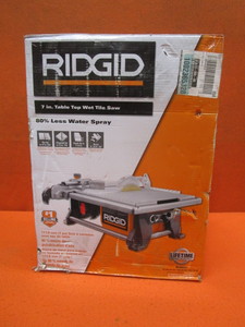 Ridgid 7 Wet Tile Saw