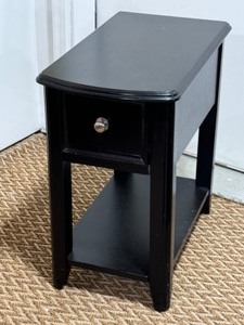 Petite Black Accent Table