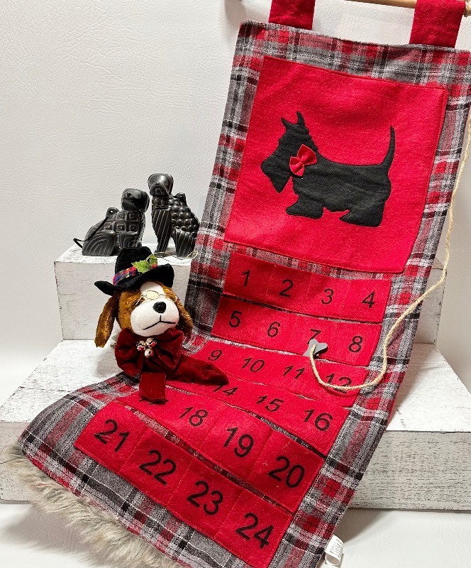 Happy Paw-lidays Christmas DOG DECOR including ADVENT CALENDAR
