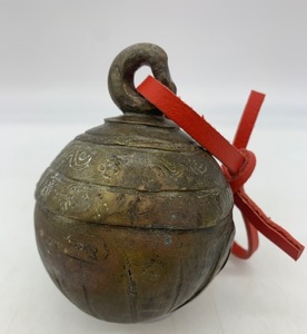 Antique 19th Century Burmese Brass Bell #1