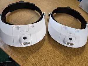 lot 107 image: Lot of 2 Adjustable Head Hands-free Magnifier Loupes (All are new)