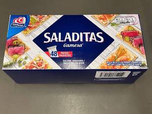 Packaged Saladas Crackers - 48 Portions