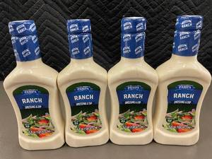 Set of 4 Pampa Ranch Dressing & Dip - 16 oz Each