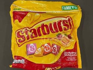 Trol - Original Starburst Fruit Chews Family Size - Strawberry, Lemon, Orange & Cherry Flavors