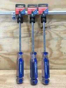 lot 84 image: Lot of 3 - Crescent #4 x 8 Screwdriver