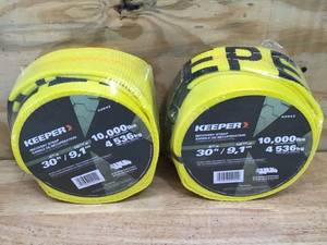 lot 86 image: Lot of 2 - Keeper Recovery Straps Model # 02942