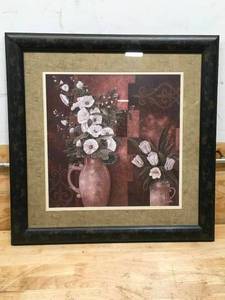 lot 124 image: Framed Art 30 x 30