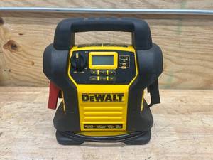 lot 79 image: DEWALT Portable Power 2000 Peak Amp Jump Starter wDigital Compressor (compressor not working)