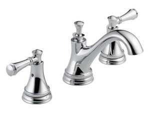 lot 17 image: DELTA Silverton 8 in. Widespread 2-Handle Bathroom Faucet in Chrome