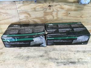 lot 132 image: Lot of 2 Cases of - 1-14 x .120 Wire Coil Full Round Head Nails