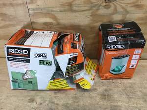 lot 133 image: Lot of 2 - Ridgid HEPA Filters
