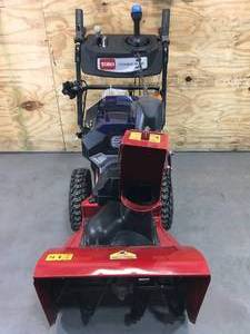 lot 190 image: Defective Toro 24 Two Stage Snow Blower Model # 39925