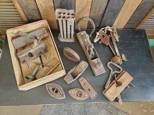 lot 67 image: Vintage Lot Of Primitive Tools and More