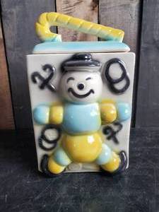 lot 104 image: Awesome Mid Modern Colorful Vintage American Bisque Cookie Jar