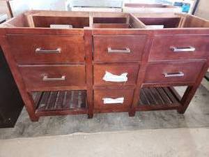 lot 48 image: 6022 vanity cabinet