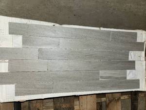 lot 40 image: 4 boxes sandstone ash roadway mosiac tile