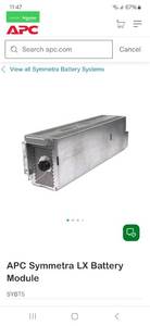lot 10 image: APC Symmetra LX Battery Module