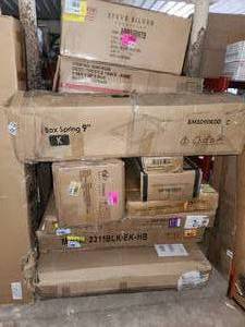 lot 65 image: Pallet tables headboards