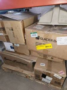 lot 60 image: Pallet wall mountundermount sinks