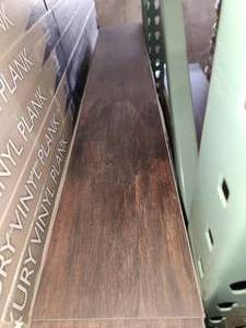lot 71 image: 4 boxes Java hickory vinyl flooring