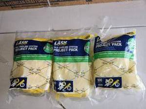 lot 96 image: 3 packs 100 tile leveling system