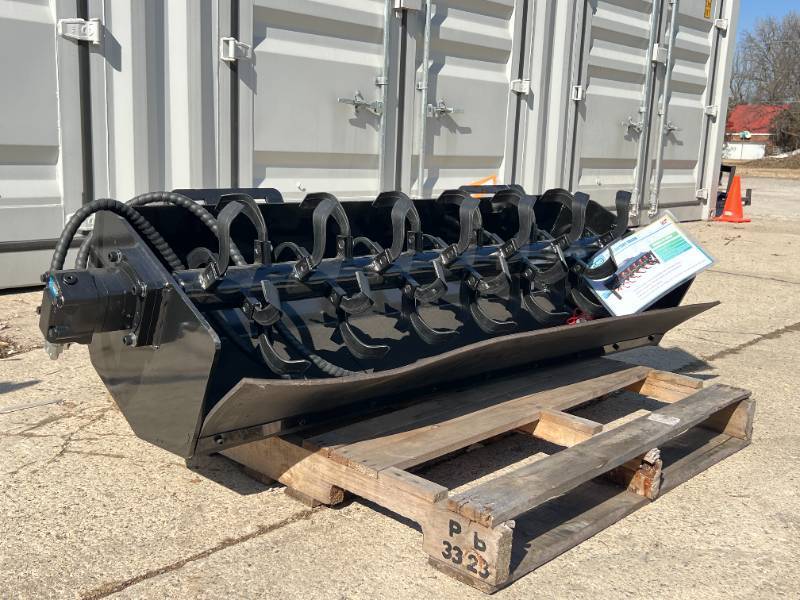 lot 1597 image: FUTURE Skid Steer Rotary Tiller (FT D-XGJ)