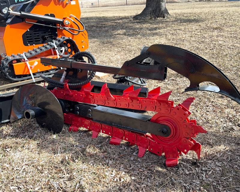 FUTURE Mini Skid Steer Trencher Attachment, 6 Inch (FT-X380) for