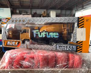 lot 9671 image: FUTURE Remote Control Cement Mixer Toy Truck (C284)
