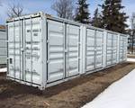 One Trip Sea Container, 4 Side Doors, 40' High Cube, S/N MMPU1046466