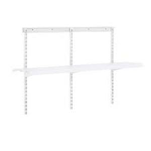 lot 37 image: Lot of Everbilt 4 ft. Decorative Shelf Kit  Customer Returns See Pictures