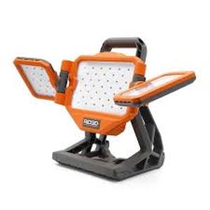 lot 44 image: RIDGID 18V Cordless Hybrid LED Panel Light (Tool Only)  Customer Returns See Pictures