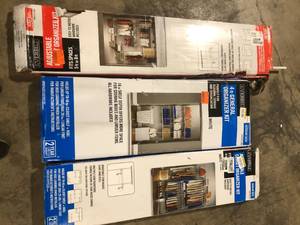 lot 33 image: Lot of Assorted Closet Organizers Various Models and Conditions  Customer Returns See Pictures